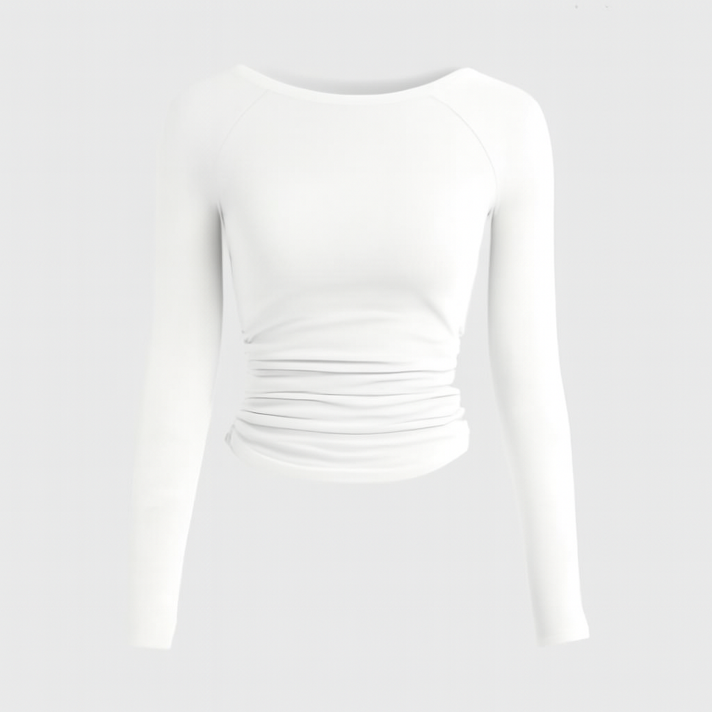 ELVA | Long Sleeve – Damen Langarmshirt mit Rundhalsausschnitt