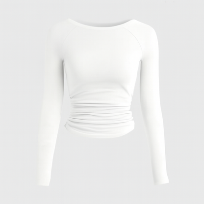 ELVA | Long Sleeve – Damen Langarmshirt mit Rundhalsausschnitt