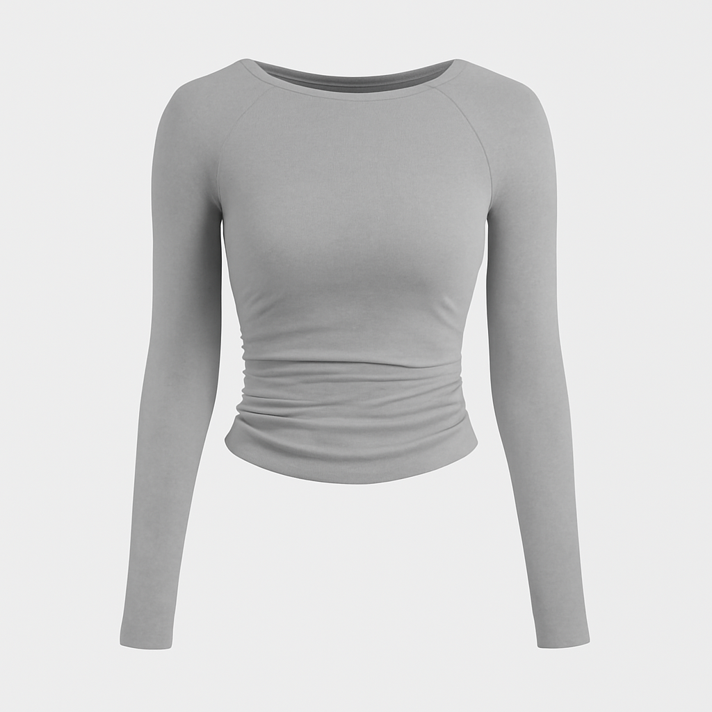 ELVA | Long Sleeve – Damen Langarmshirt mit Rundhalsausschnitt