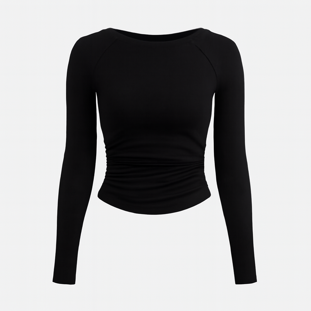 ELVA | Long Sleeve – Damen Langarmshirt mit Rundhalsausschnitt