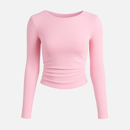 ELVA | Long Sleeve – Damen Langarmshirt mit Rundhalsausschnitt